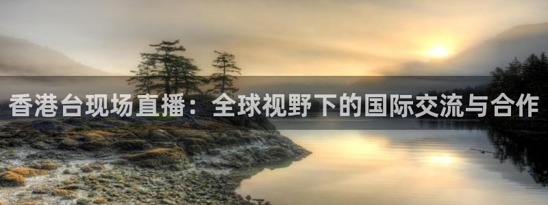 极速体育直播cba篮球联赛：香港台现场直播：全球视野下的国际交流与合作